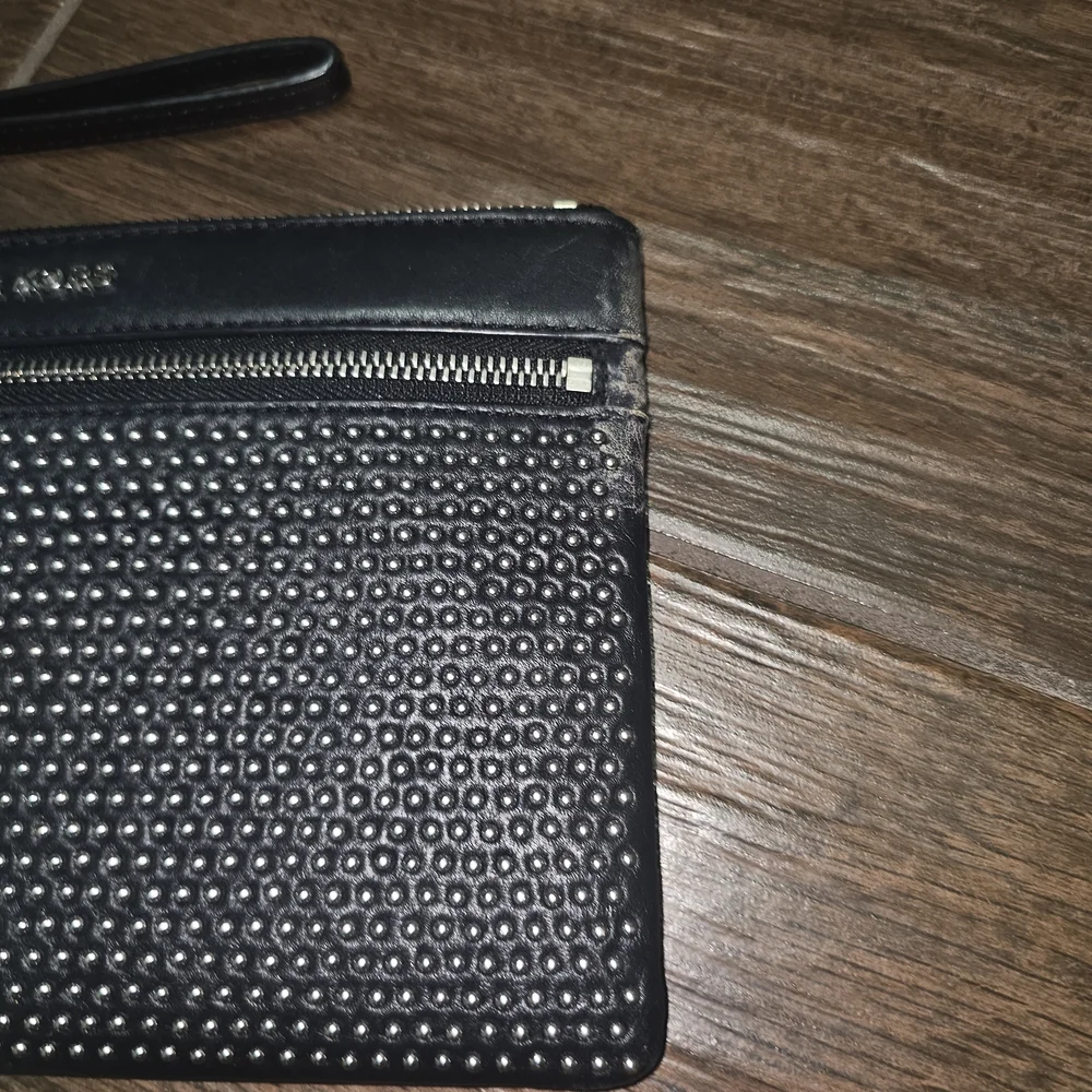 Michael Kors Black Studded Wristlet - Picture 3 of 5